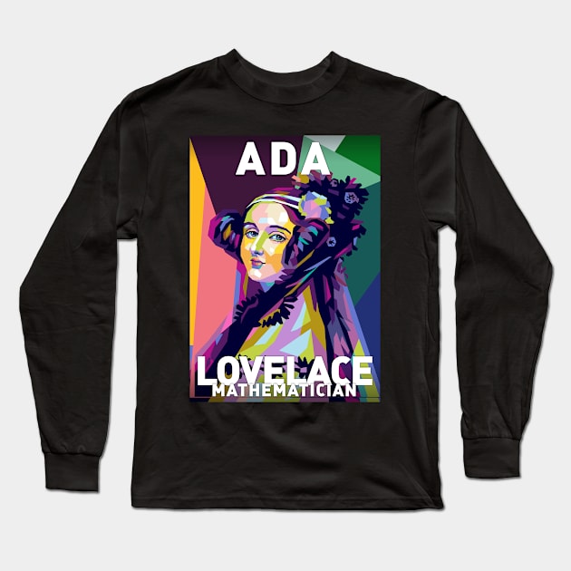 Ada Lovelace Long Sleeve T-Shirt by Shecience